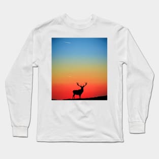 Stag Sunset Long Sleeve T-Shirt